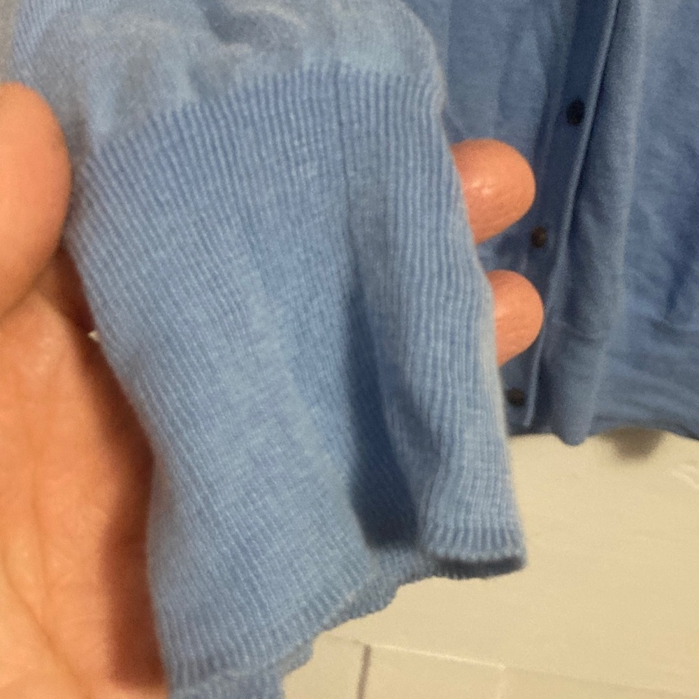 J. Crew Light Blue Cardigan Sweater - Picture 5 of 7